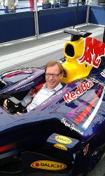 Landesrat Dr. Christian Buchmann freut sich über die Bilanz des Formel 1-Comebacks in der Steiermark.
