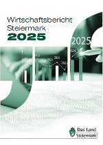 Wirtschaftsbericht Steiermark: Grafik zeigt positive Entwicklung der Wirtschaft von 2017 bis 2025.