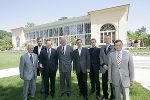 v.l.: Dr. J.Affenzeller, DI M.Ksela, LR Dr. Ch.Buchmann, Dr. K.Consemüller, Dr. M.Koncar, Dr. R.Willfort, Ing. E.Stubenschrott, Rektor Dr. W.Wegscheider (Foto: Frankl)