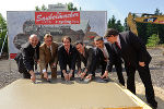 v.l.: Vizebgm. Anton Schmölzer, Landesrat Dr. Christian Buchann, Hans Roth, LAbg. Bgm. Ernst Gödl, Prok. Reiner Heidinger, Frank Dicker © Saubermacher AG/APA-OTS/ Jamnig