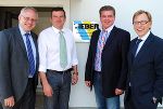 v.l.: LAbg. Wolfgang Kasic, Ing. Franz Tieber, Hannes Tieber und LR Dr. Christian Buchmann © ÖVP/GU Moser v.l.: LAbg. Wolfgang Kasic, Ing. Franz Tieber, Hannes Tieber und LR Dr. Christian Buchmann