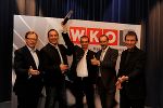 v.l.: LR Dr. Christian Buchmann mit den Gewinnern des PR-Panther 2012 (Edgar Schnedl, Jörg Opitz), Fachgruppenobmann Heimo Lercher und Berufsgruppensprecher Martin Novak. © Fischer v.l.: LR Dr. Christian Buchmann mit den Gewinnern des PR-Panther 2012 (Edgar Schnedl, Jörg Opitz), Fachgruppenobmann Heimo Lercher und Berufsgruppensprecher Martin Novak.