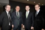 v.l.: Christopher Drexler (ÖVP-Klubobmann), Siegfried Schrittwieser (LH-Stellvertreter), Nikolaus Berlakovich (Umweltminister), Christian Buchmann (Wirtschaftslandesrat). © Lunghammer v.l.: Christopher Drexler (ÖVP-Klubobmann), Siegfried Schrittwieser (LH-Stellvertreter), Nikolaus Berlakovich (Umweltminister), Christian Buchmann (Wirtschaftslandesrat).