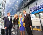 v.l.: Rektor der Med Uni Graz Univ.-Prof. Dr. Josef Smolle, Universitätsratsvorsitzende der Med Uni Graz Dr. Cattina Maria Leitner, Gemeinderätin der Stadt Graz Univ.-Prof. Dr. Daisy Kopera und Wirtschaftslandesrat Dr. Christian Buchmann. © SFG/Frankl