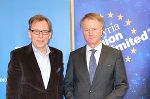 v.l.: Dr. Christian Buchmann (Wirtschaftslandesrat), Mag. Jochen Pildner-Steinburg (IV-Präsident Steiermark).