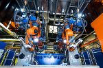 Der neue Doppelarm-Schweißroboter bei Siemens in Graz. © Siemens Der neue Doppelarm-Schweißroboter bei Siemens in Graz.