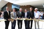 v.l.n.r.: Gernot Deutsch (GF Heiltherme), Christian Buchmann (Landesrat für Tourismus), Hermann Schützenhöfer (Landeshauptmann), Michael Schickhofer (Landeshauptmann Stv.), Gerhard Kreiner (Architekt), Manfred Wesonig (Eigentümer Vertreter) © Doppelpunkt