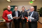 v.l.: Roman Zinggl (Betriebsleiter LUXhome), LR Dr. Christian Buchmann, Mag. Florian Hampel (GF HAGE), Dr. Burghard Kaltenbeck (GF SFG). © Frankl v.l.: Roman Zinggl (Betriebsleiter LUXhome), LR Dr. Christian Buchmann, Mag. Florian Hampel (GF HAGE), Dr. Burghard Kaltenbeck (GF SFG).