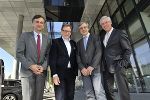 v.l. Dkfm. Ing. Johann Martin Schachner, Country Manager Atos Österreich; Dr. Christian Buchmann, Landesrat für Wirtschaft, Tourismus, Europa und Kultur; Univ.-Prof. Dr. Hellmut Samonigg, Rektor der Medizinischen Universität Graz; Dr. Johann Harer, Geschäftsführer der Human.technology Styria GmbH © HTS/Foto Fischer