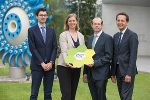 v.l.: Mag. Artjom Mrotschko (ANDRITZ), LR MMag.a Barbara Eibinger-Miedl, Dr. Helmut Wöginger (ANDRITZ), Ing. Bernhard Puttinger, MBA (Green Tech Cluster). © Fotostudio Helmut Jokesch v.l.: Mag. Artjom Mrotschko (ANDRITZ), LR MMag.a Barbara Eibinger-Miedl, Dr. Helmut Wöginger (ANDRITZ), Ing. Bernhard Puttinger, MBA (Green Tech Cluster).
