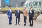 Georg Knill (Präsident Industriellenvereinigung Österreich), Helmut List (CEO AVL), Landesrätin Barbara Eibinger-Miedl, Christoph Ludwig (Geschäftsführer Steirische Wirtschaftsförderung SFG).